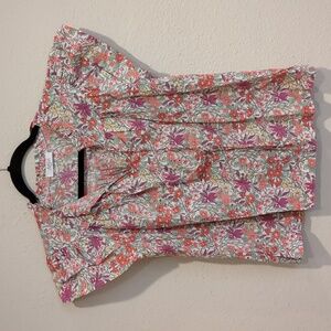 Avara Women’s Floral Ruffle Blouse Size Small